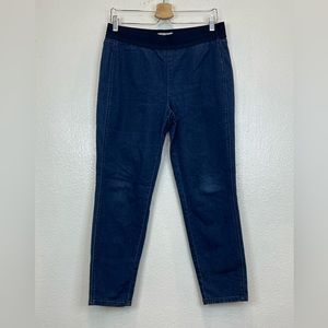 Free People Womens Blue Thick Elastic Waistband Jeggings Size 31 Pull-On